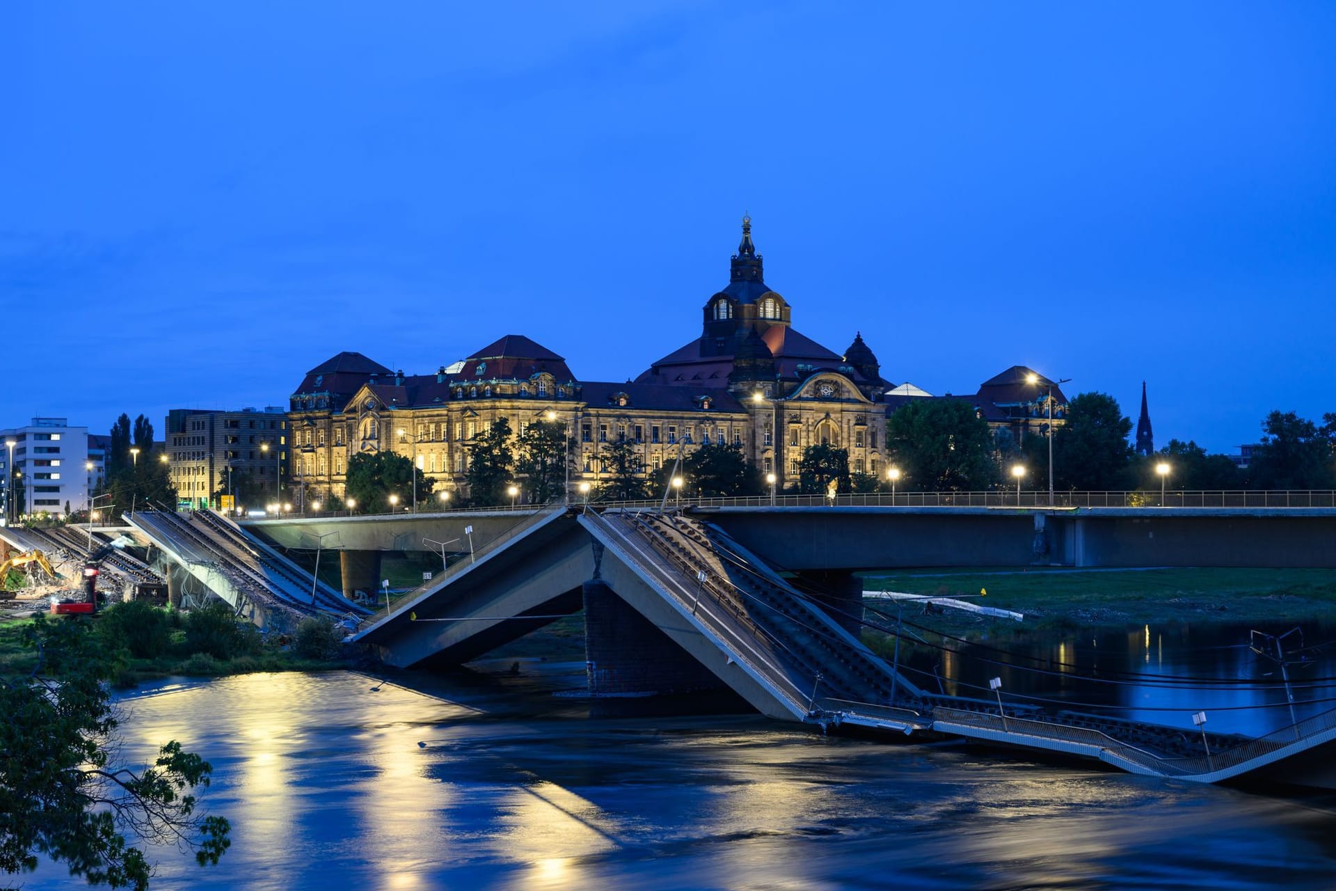 Brückeneinsturz in Dresden