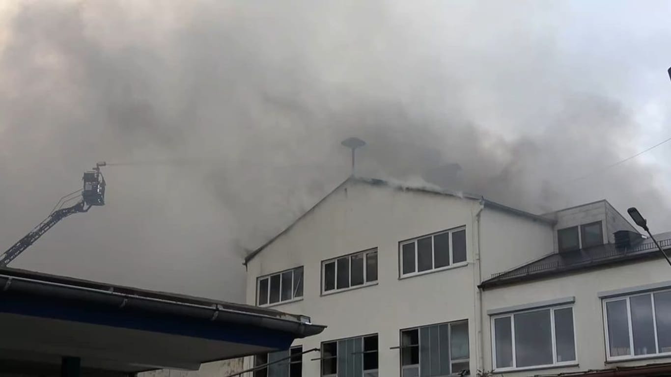 Kathastrophenfall wegen Firmenbrand: Ausnahmesituation in Wunsiedel.