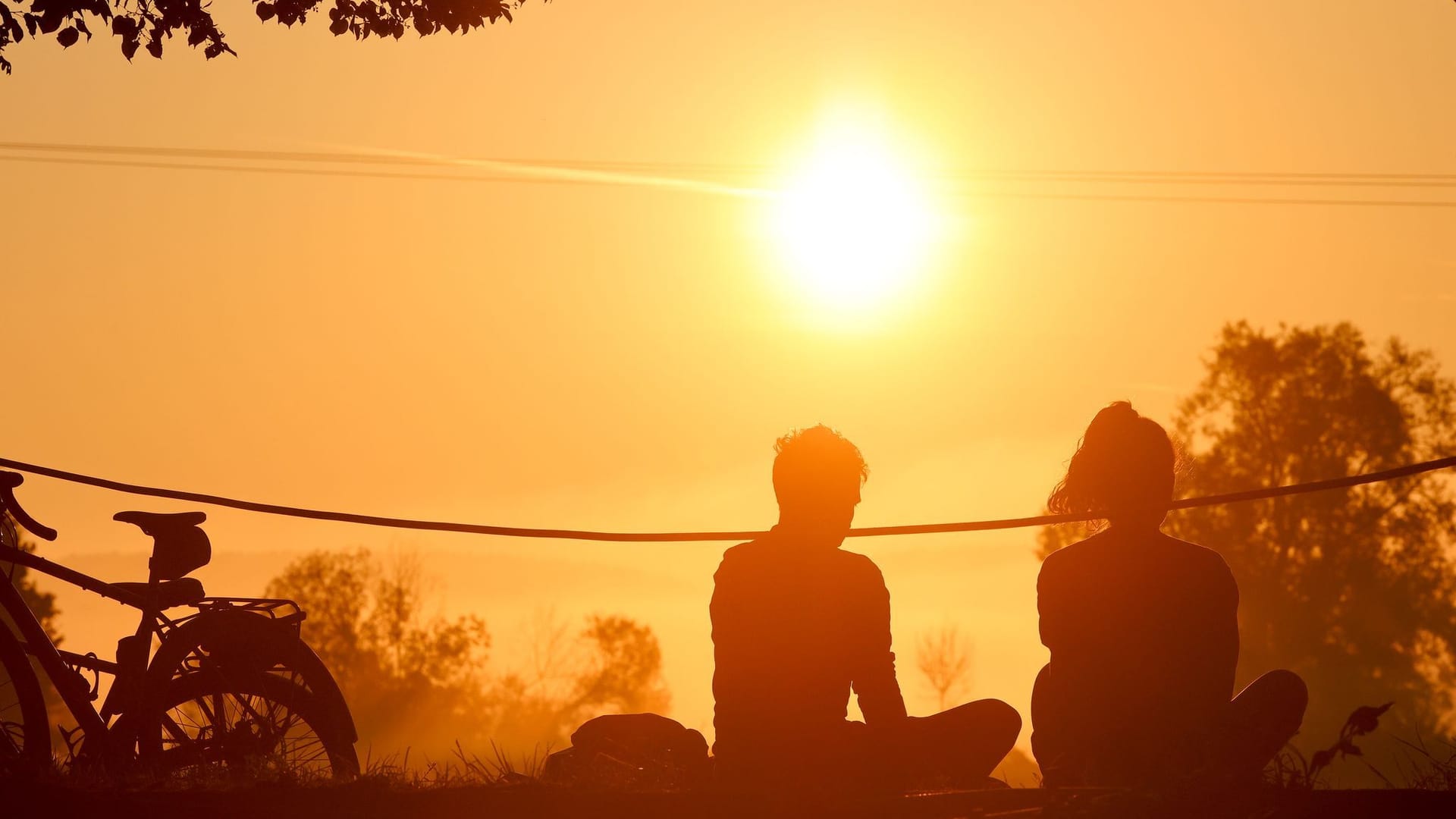 Meditation im Sonnenaufgang