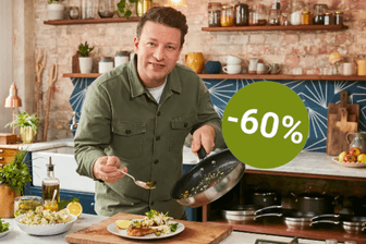 Mit einem exklusiven Gutscheincode bekommen Sie die Jamie-Oliver-Pfanne von Tefal für weniger als 50 Euro.