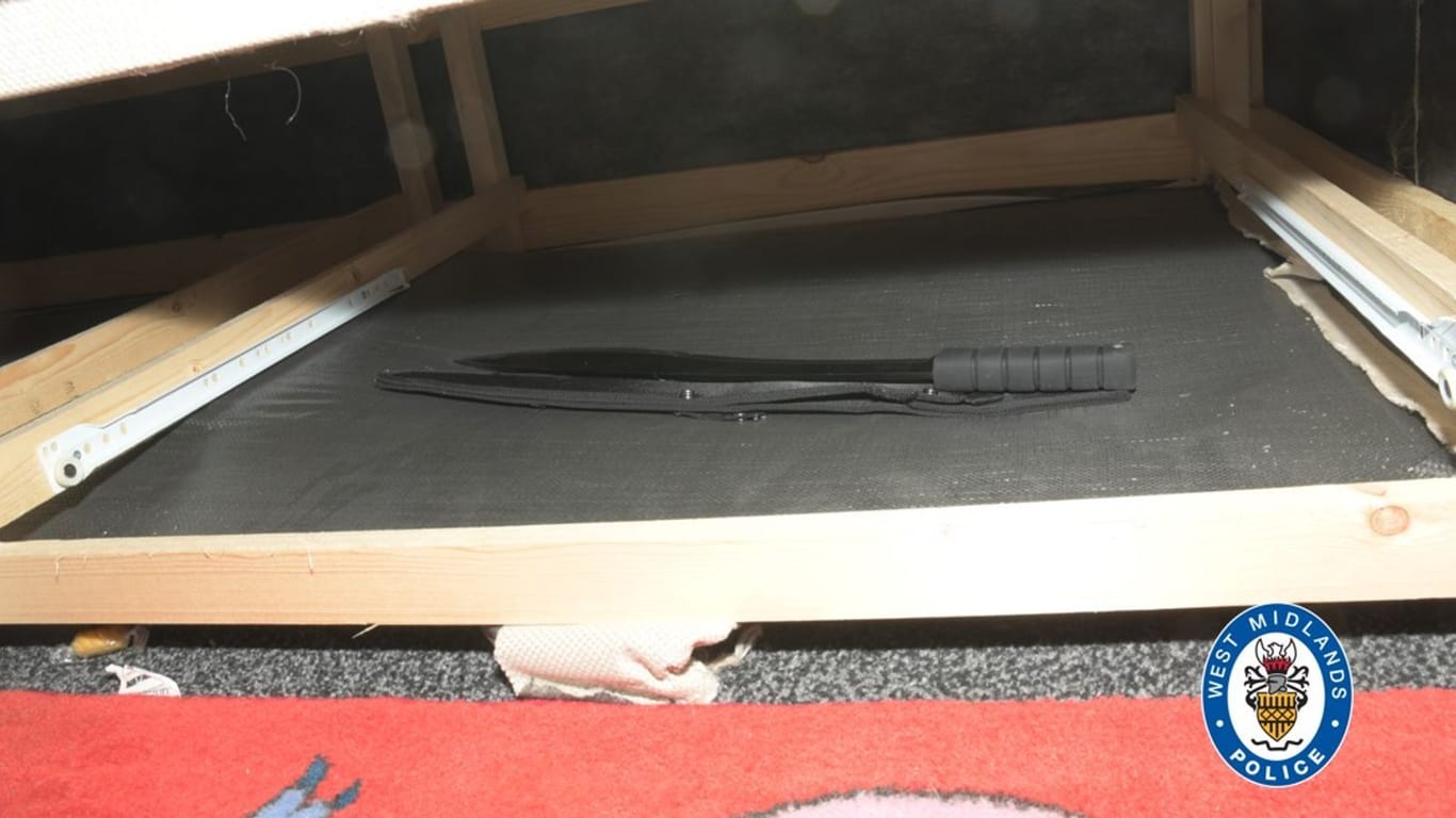 Die Tatwaffe: Die Machete hatte einer der Jungen unter seinem Bett versteckt.