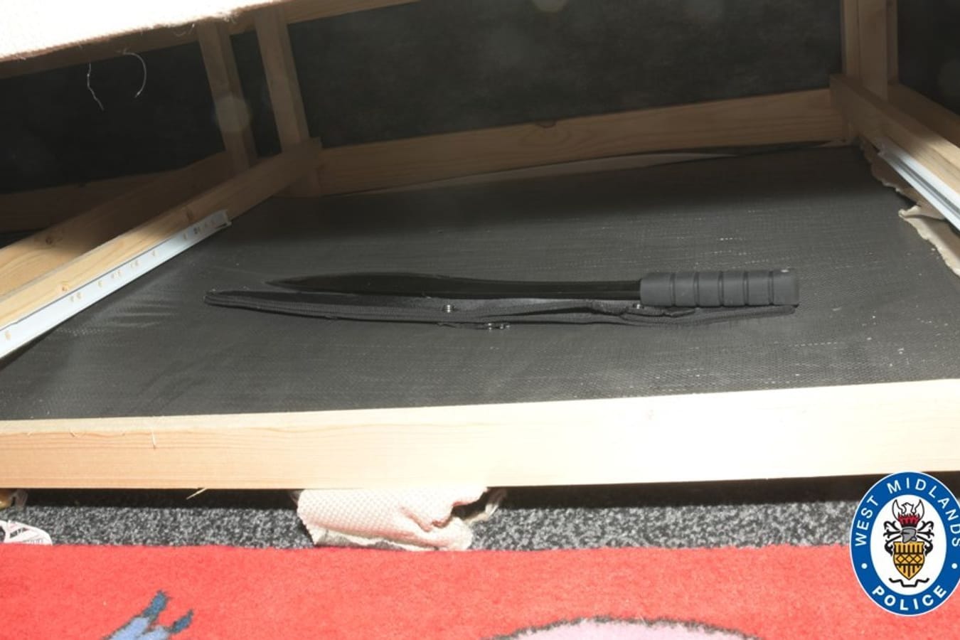 Die Tatwaffe: Die Machete hatte einer der Jungen unter seinem Bett versteckt.