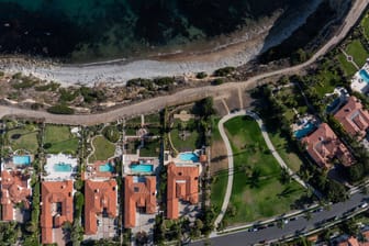 Draufsicht auf Rancho Palos Verdes (Archivbild): Die "Stadt der Reichen" rutscht langsam ab.