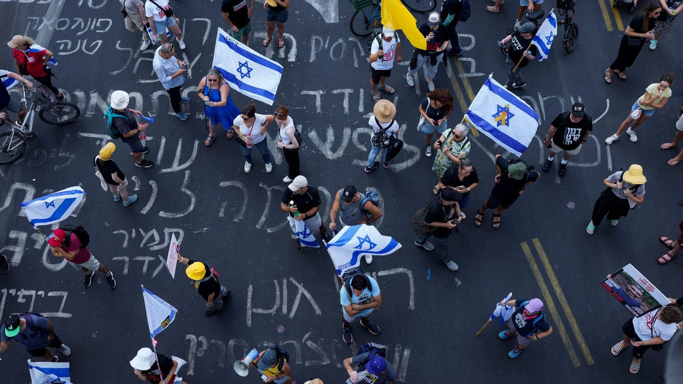 Nahostkonflikt - Protest in Tal Aviv