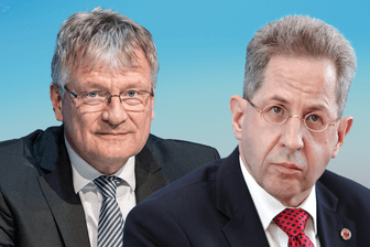 Ex-AfD-Chef Jörg Meuthen, früherer Verfassungsschutz-Chef und heutiger Vorsitzender der Werteunion, Hans-Georg Maaßen: Bald ein Team?