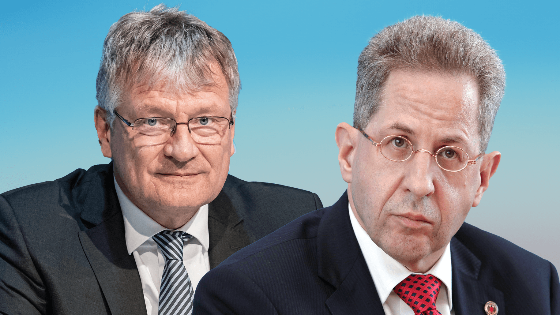 Ex-AfD-Chef Jörg Meuthen, früherer Verfassungsschutz-Chef und heutiger Vorsitzender der Werteunion, Hans-Georg Maaßen: Bald ein Team?