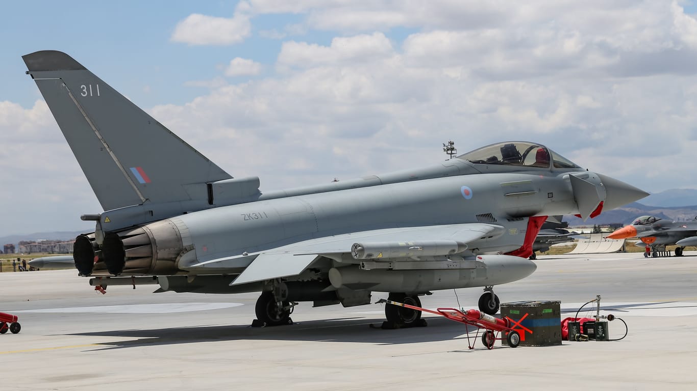 Fighter Aircraft in Konya Airport during Anatolian Eagle Air Force Exercise