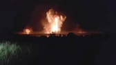 Massive Explosion in russischem Munitionsdepot nach ukrainischem Drohnenangriff