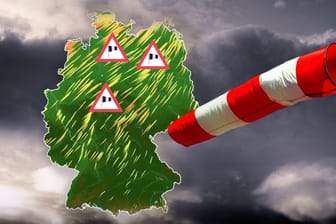 Regen und Sturm: In diesen Regionen wird es besonders ungemütlich