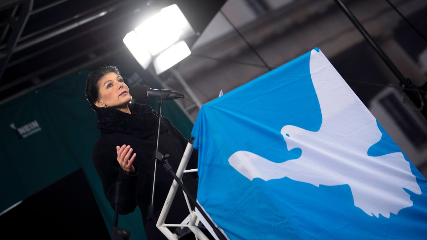 Wagenknecht-Strategie: eine Wahl zwischen Krieg oder Frieden.