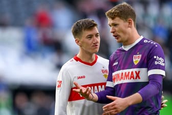 Angelo Stiller und Alexander Nübel (r.): Beide wurden zuletzt für den DFB-Kader nominiert.