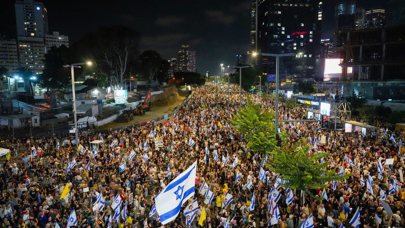 Nahostkonflikte - Proteste in Tel Aviv