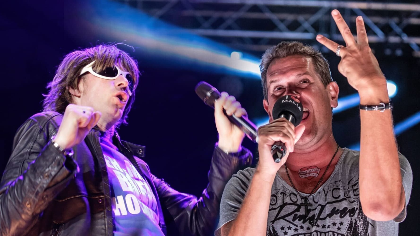 Mickie Krause und Peter Wackel: Die beiden Künstler hätten eigentlich am Samstag bei "Oberhausen feiert" auftreten sollen.