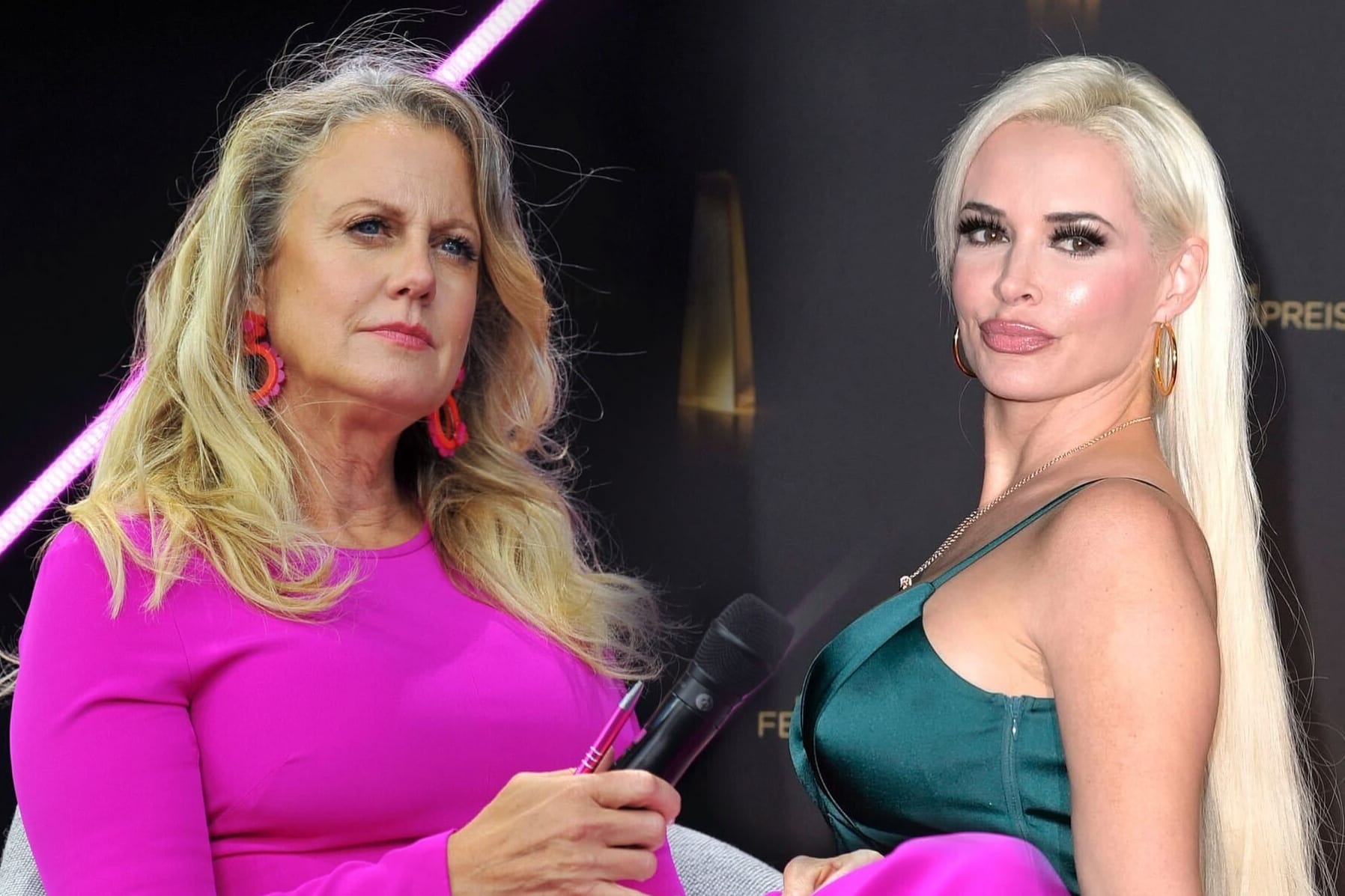 Barbara Schöneberger und Daniela Katzenberger: Sie waren beide am Mittwochabend beim Deutschen Fernsehpreis.