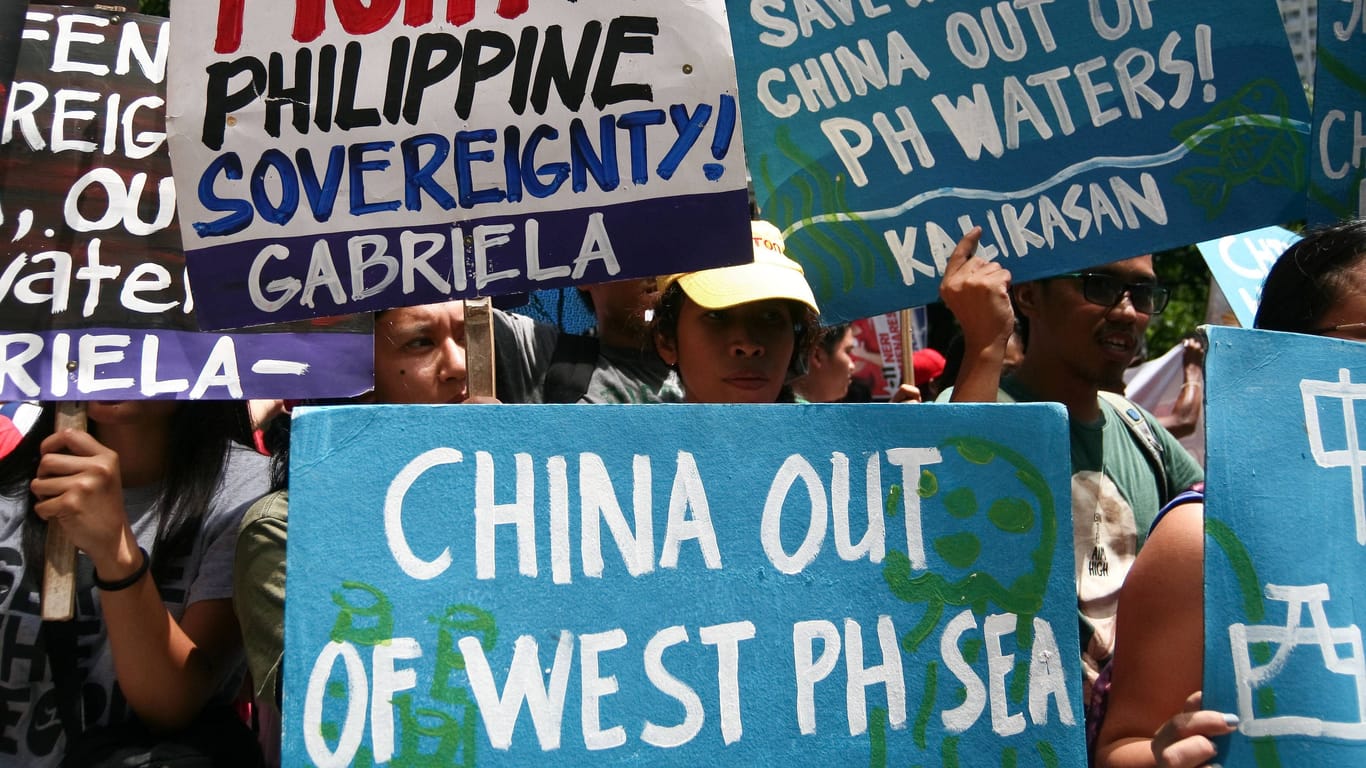 Proteste auf den Philippinen: Immer mehr Menschen demonstrieren gegen die aggressive Expansionspolitik Chinas.