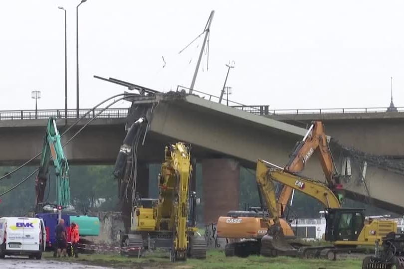 Eingestürzte Carolabrücke wird Pegelstand der Elbe nicht beeinflussen.