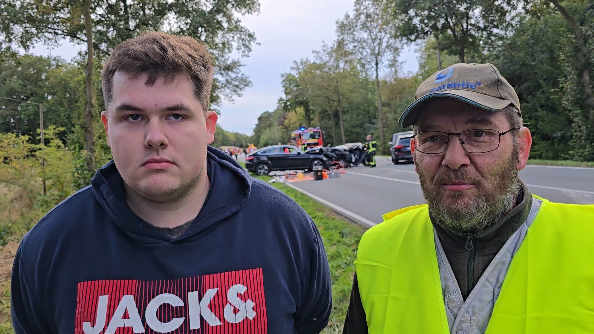 Mario und Luca Backer: Die Feuerwehr bezeichnet die Männer als "richtige Helden".