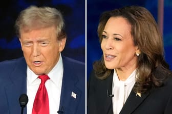 Wahlkampf USA - TV-Duell Harris Trump