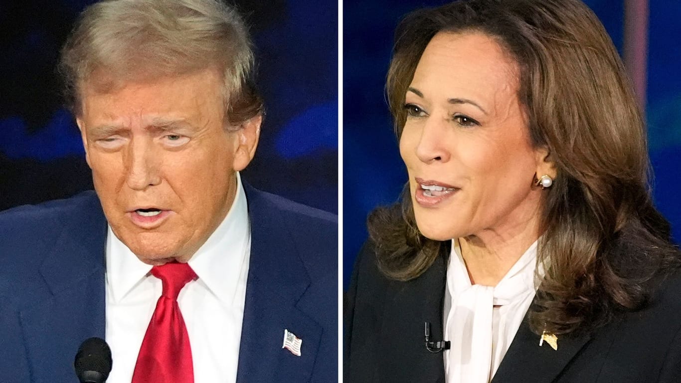 Wahlkampf USA - TV-Duell Harris Trump