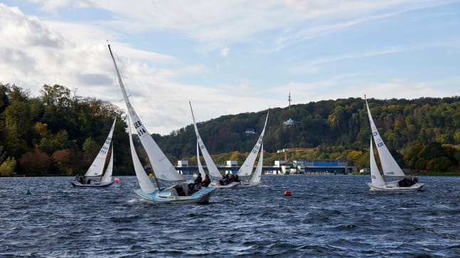 German Sailing Championships underway on Essen’s Baldeneysee