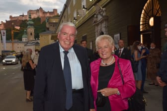 Kühne und seine Frau Christiane 2021 in Salzburg (Archivfoto): Das Paar heiratete 1989.