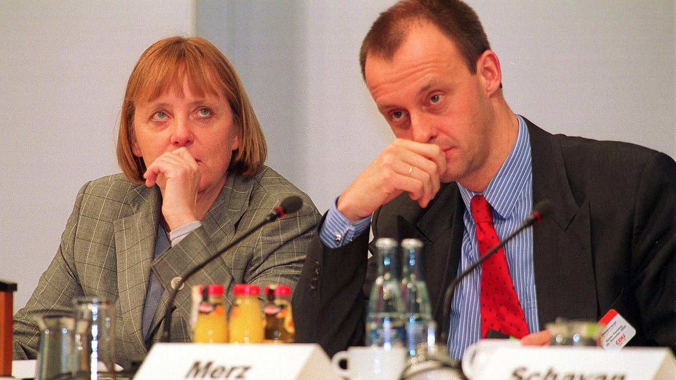 Angela Merkel und Friedrich Merz: Das Verhältnis zwischen der Altkanzlerin und dem CDU-Chef gilt seit Jahrzehnten als belastet.