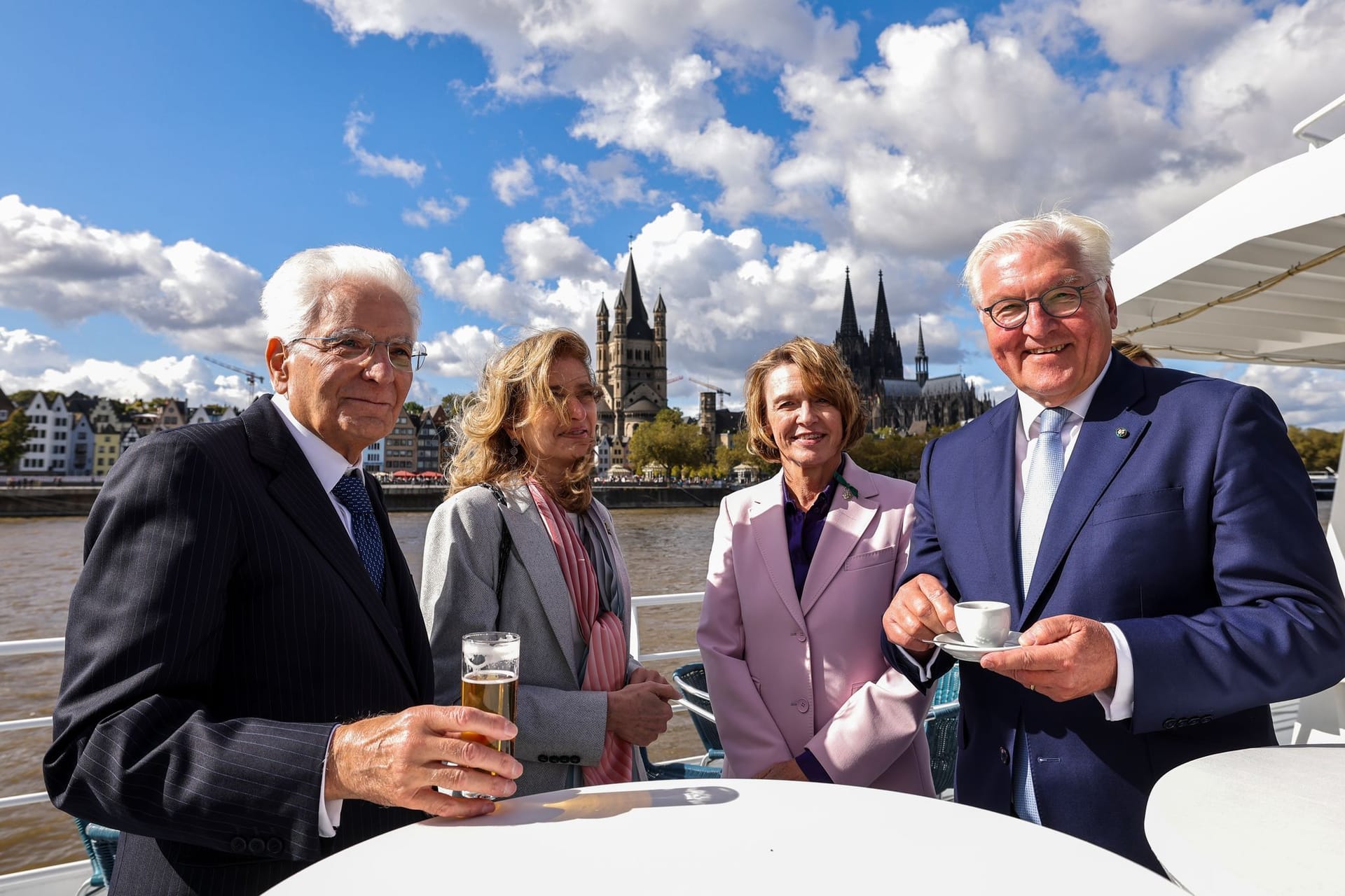 Italiens Präsident Mattarella in Deutschland - Köln