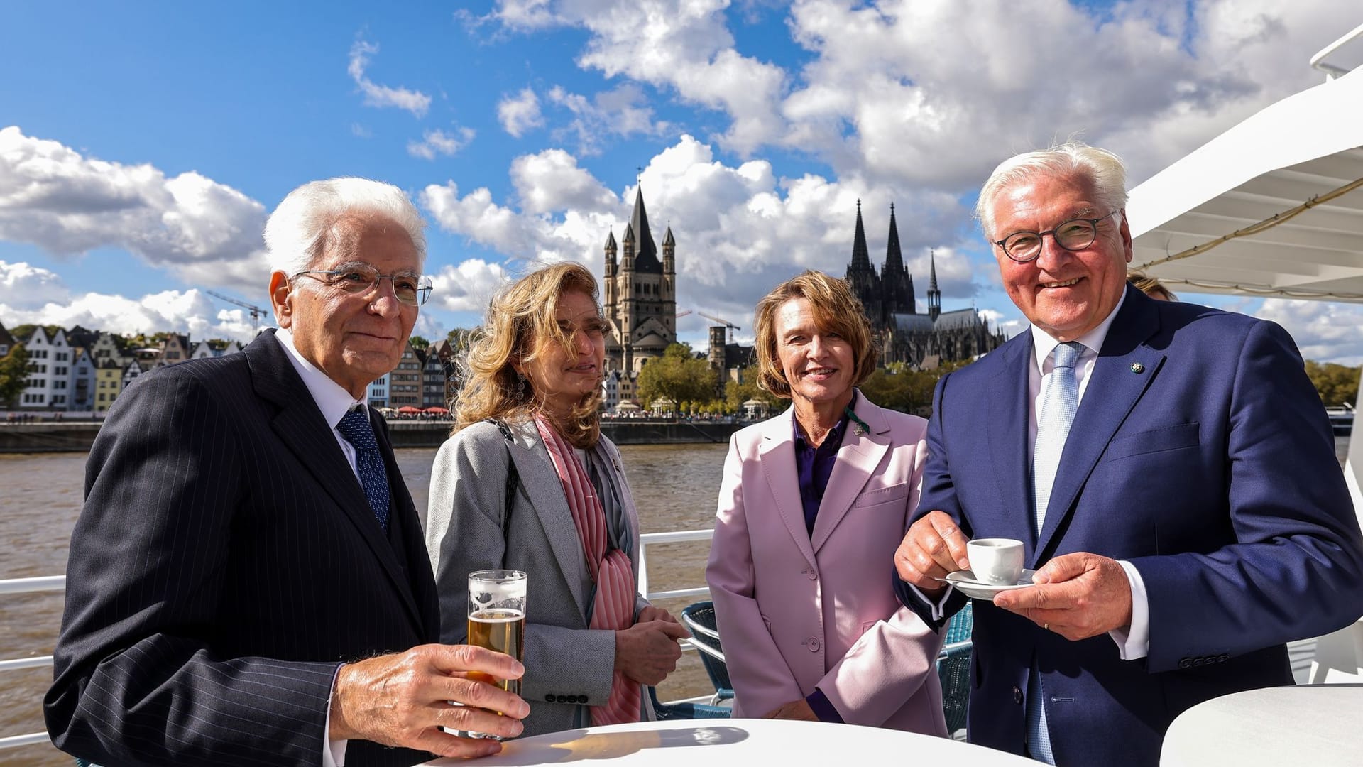 Italiens Präsident Mattarella in Deutschland - Köln