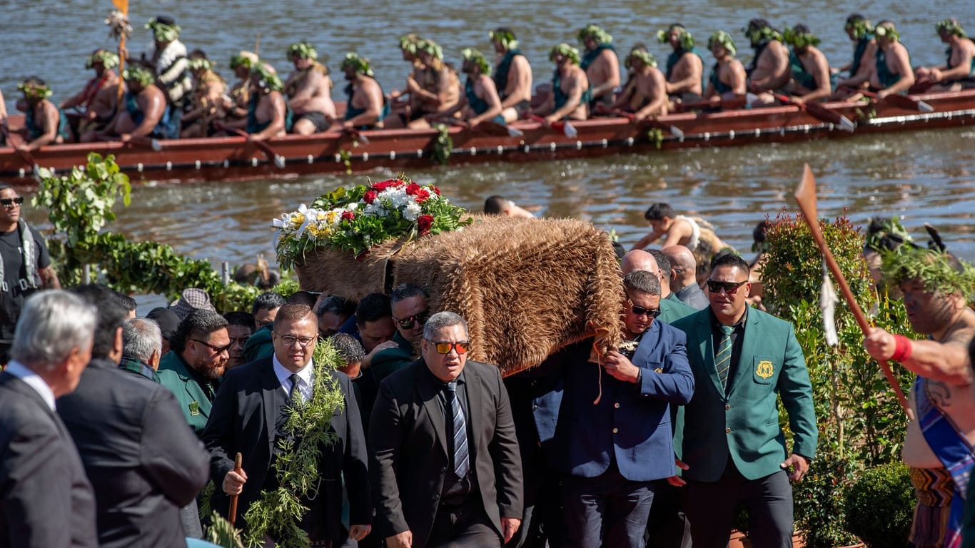 Beisetzung Maori-König Tuheitia Pootatau Te Wherowhero