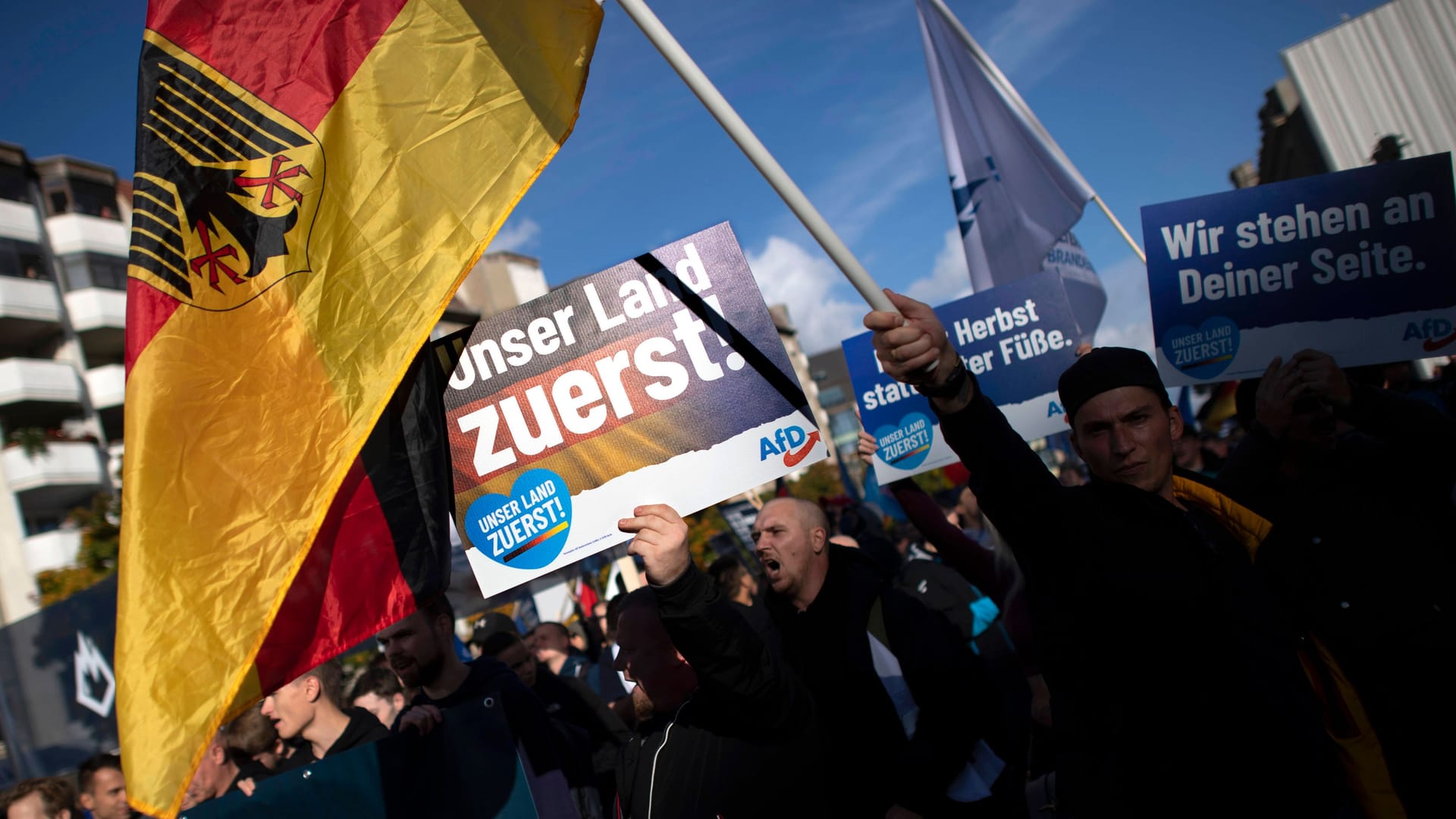 Demonstration der "Jungen Alternative" im Herbst 2023: Gefährlich attraktiv.