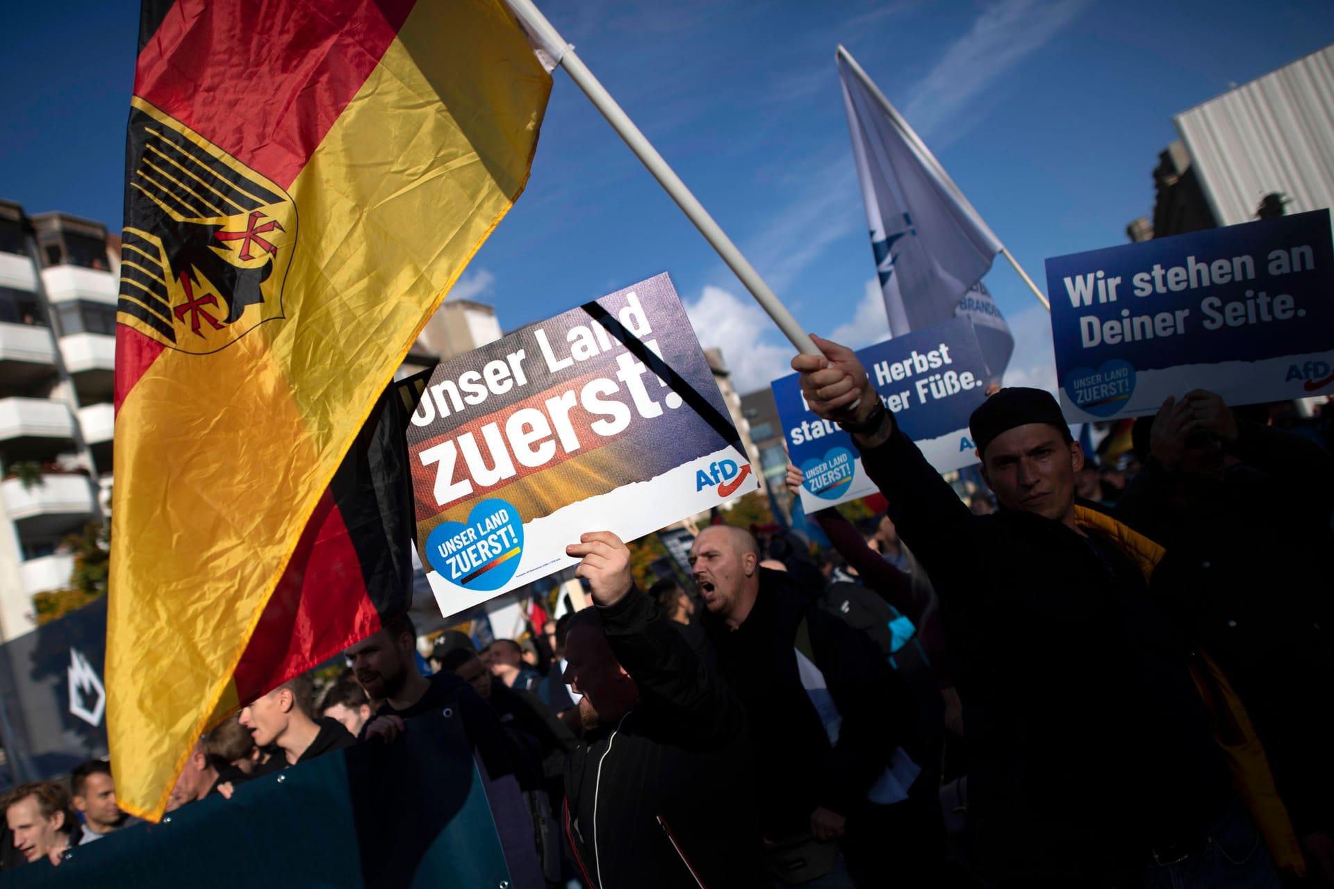 Demonstration der "Jungen Alternative" im Herbst 2023: Gefährlich attraktiv.