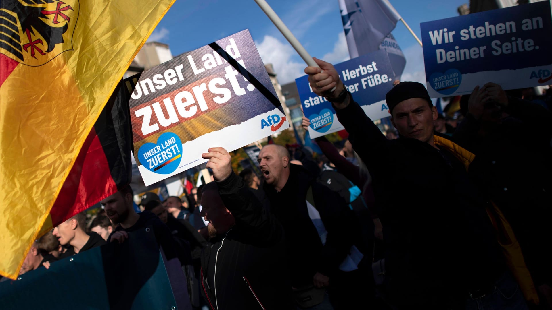 Demonstration der "Jungen Alternative" im Herbst 2023: Gefährlich attraktiv.