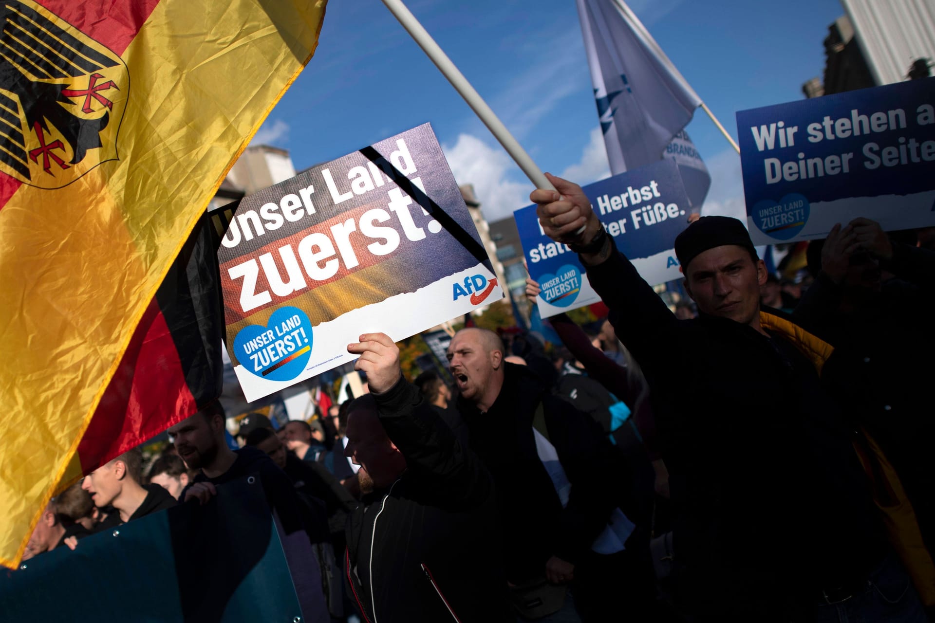 Demonstration der "Jungen Alternative" im Herbst 2023: Gefährlich attraktiv.