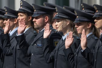 Vereidigungsfeier bei der Bundespolizei