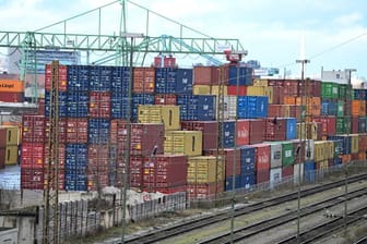 Container im Hafen