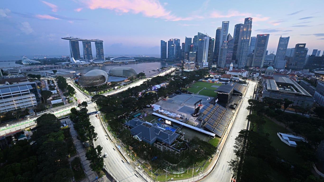 Marina Bay Street Circuit in Singapur