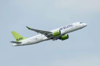 Eine Maschine von Air Baltic: Die ersten Flüge starten im Mai 2025.