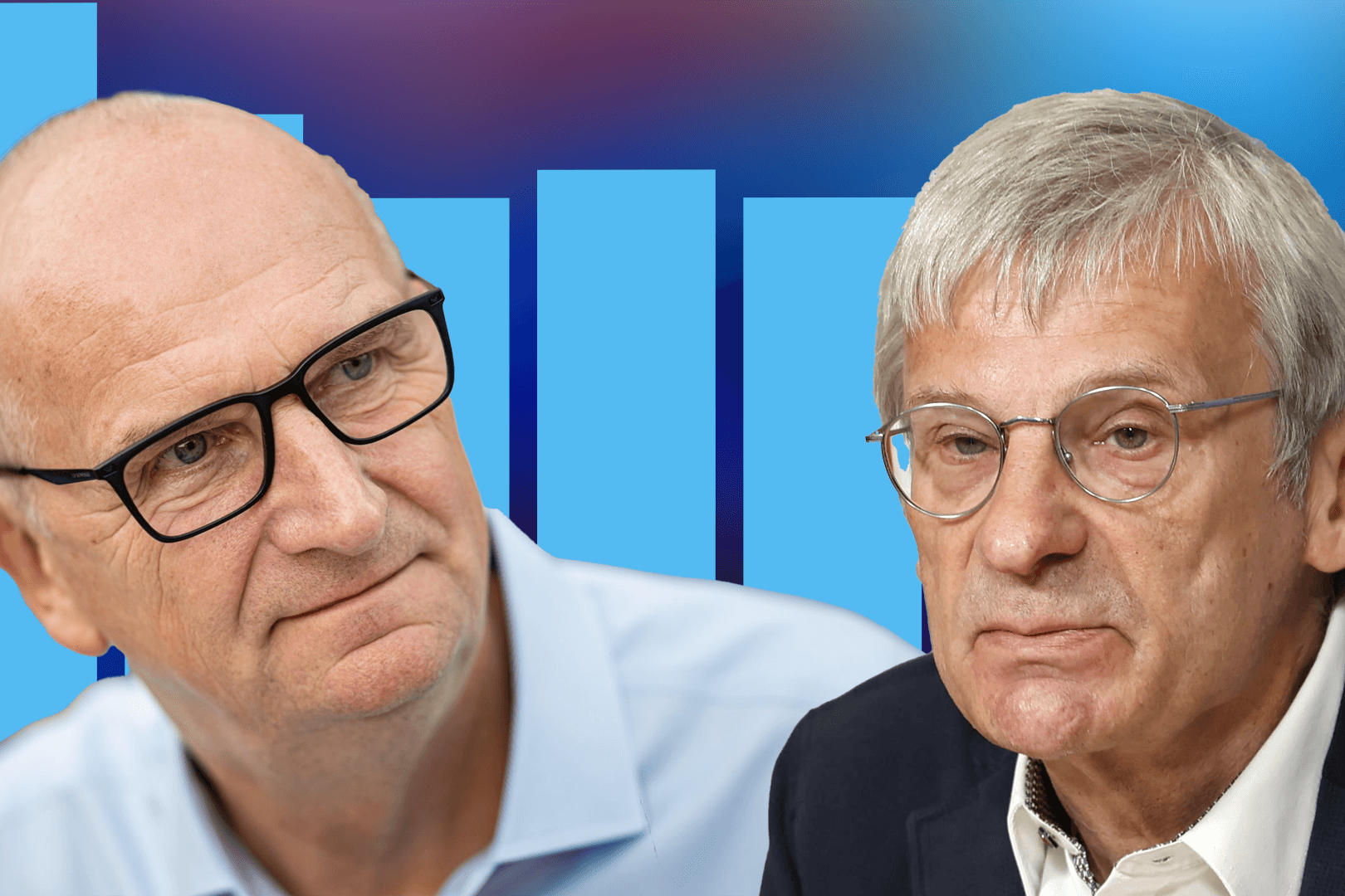 Dietmar Woidke (SPD) und Hans-Christoph Berndt (AfD): Sie wollen ihre Parteien zum Wahlsieg in Brandenburg führen.