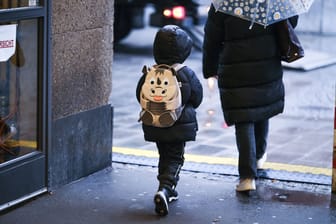 Eine Mutter mit ihrem Kind (Symbolfoto): In Tegel ist eine Frau auf dem Weg zur Kita attackiert worden.