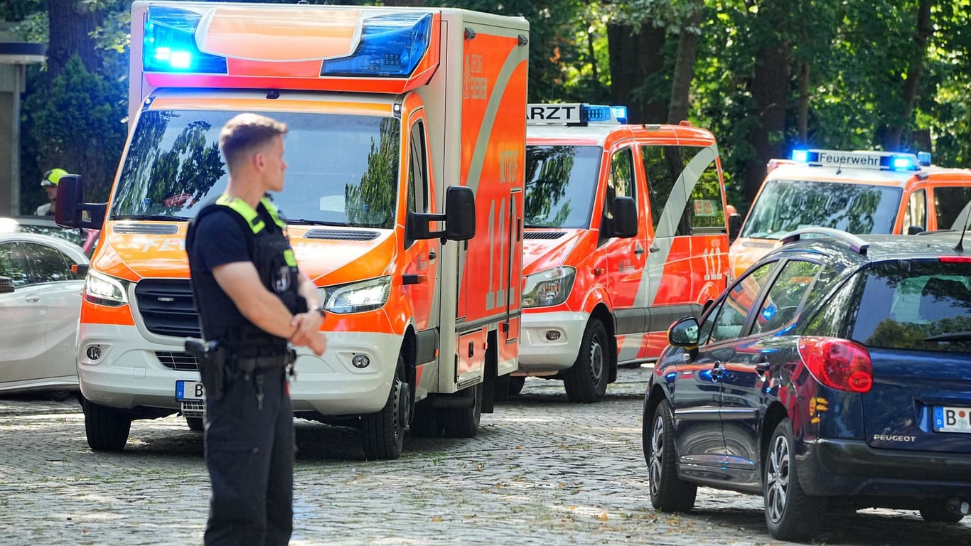 Polizeieinsatz in Berlin Wannsee