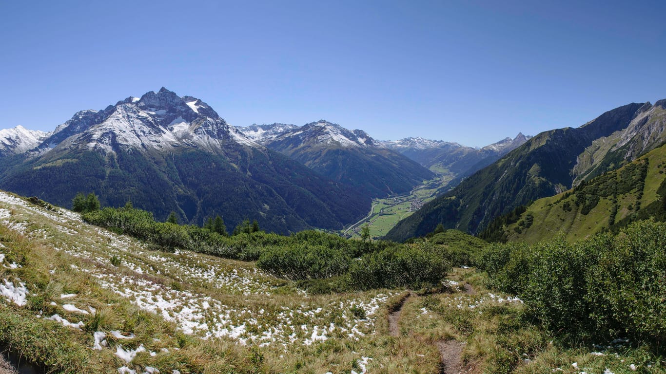 Ausblick in das Stanzertal nahe Schnann (Archivbild): Hier ist der Deutscher verunglückt.