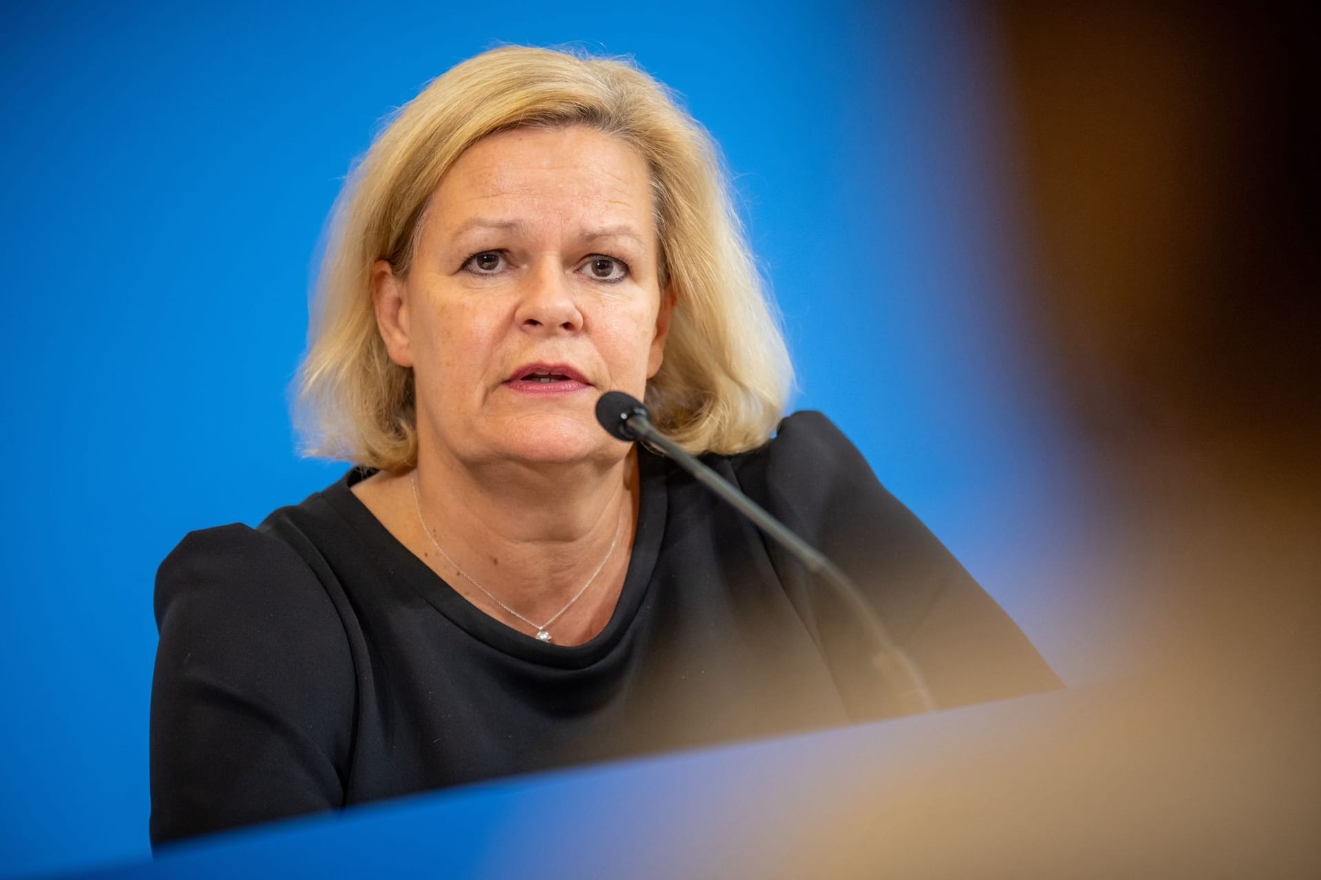 Innenministerin Faeser zu Grenzkontrollen