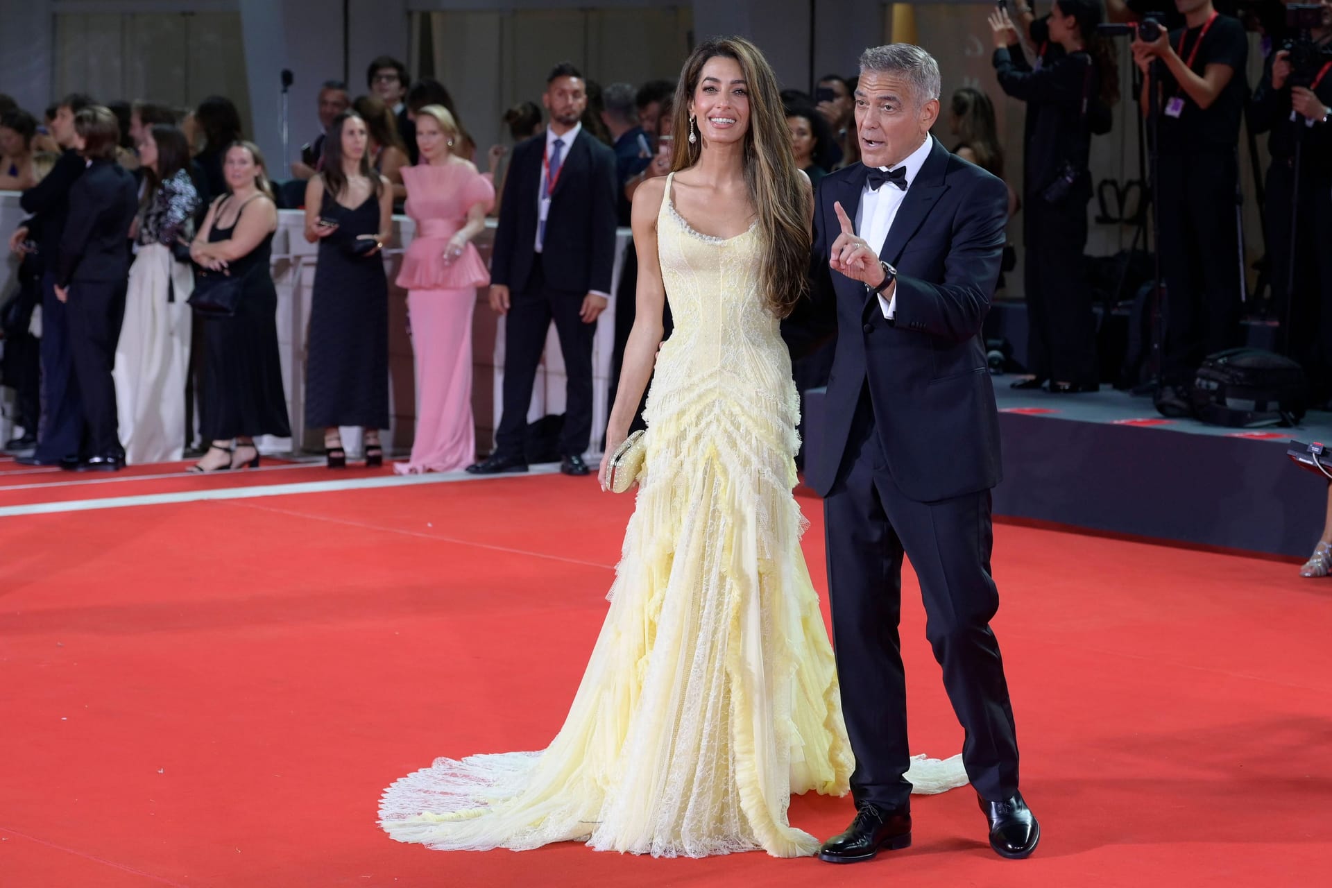 Amal und George Clooney in Venedig