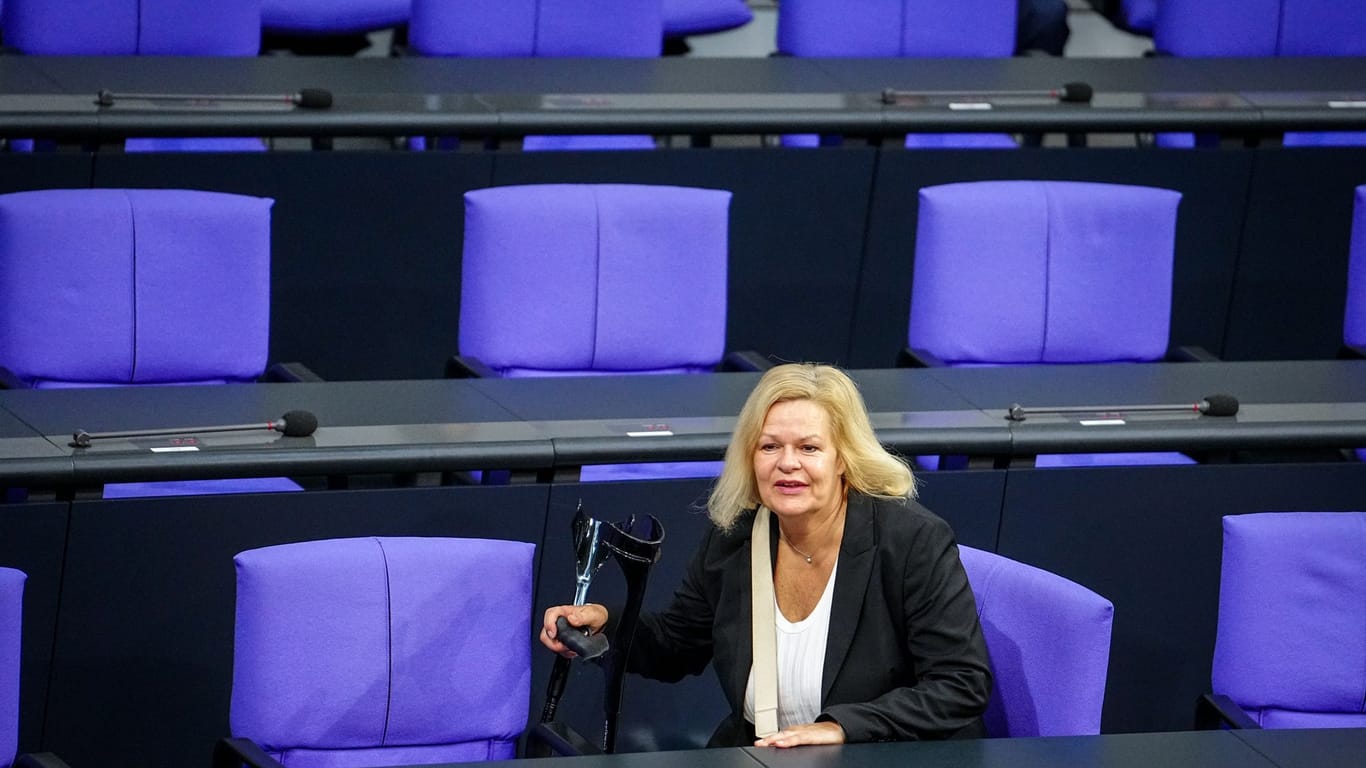 Bundesinnenministerin Nancy Faeser (SPD)