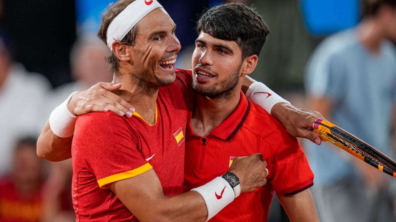 Rafael Nadal und Carlos Alcaraz