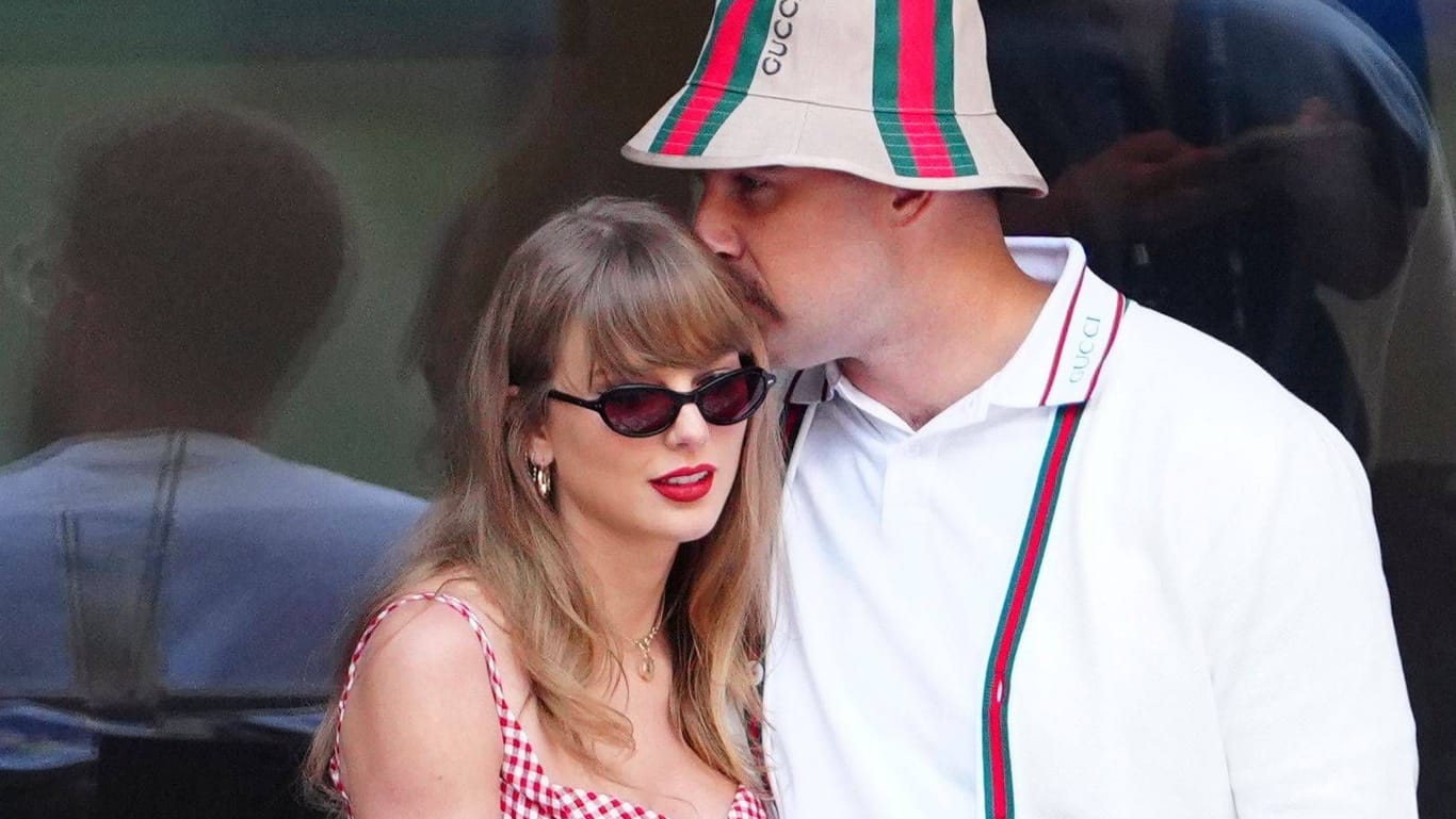 Taylor Swift und Travis Kelce: Das Paar zeigte sich beim Finale der US Open.