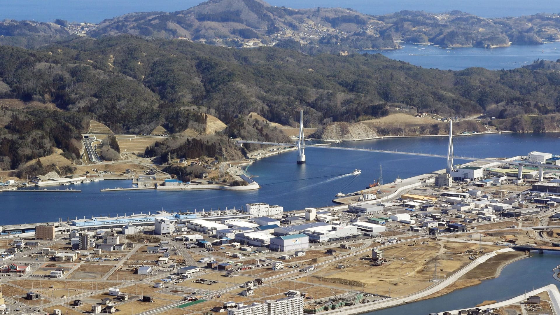 Kesennuma ist eine kleine Hafenstadt auf Japans Insel Honshū.