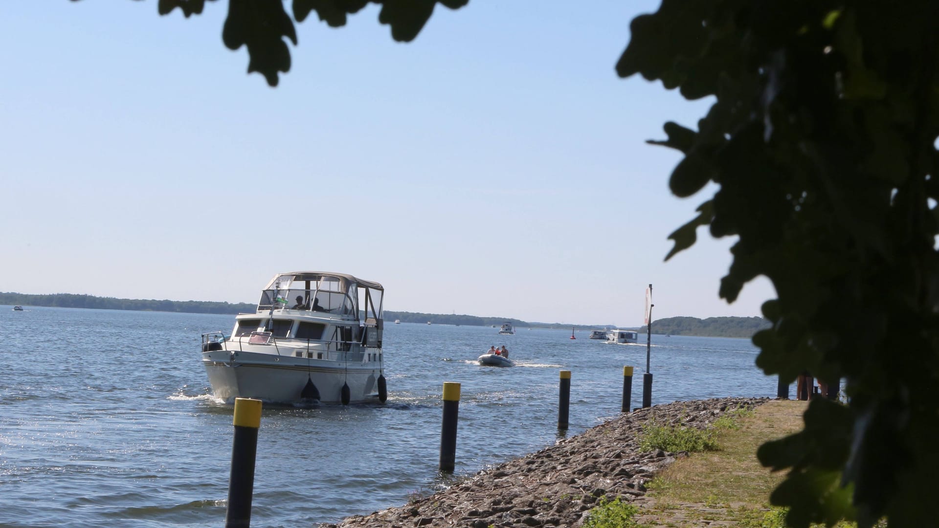 Der Kölpinsee im Landkreis Mecklenburgische Seenplatte (Archivbild): Hier in der Nähe liegt Grabowhöfe.