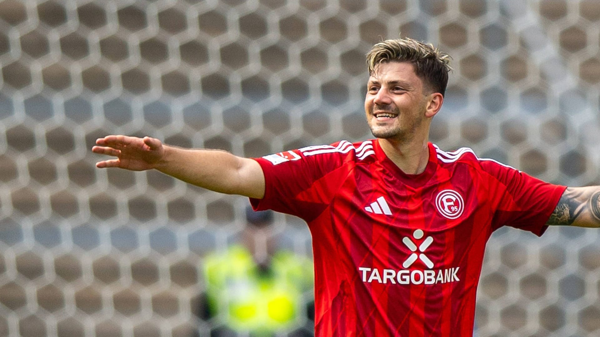 Dawid Kownacki: Er traf für Düsseldorf.