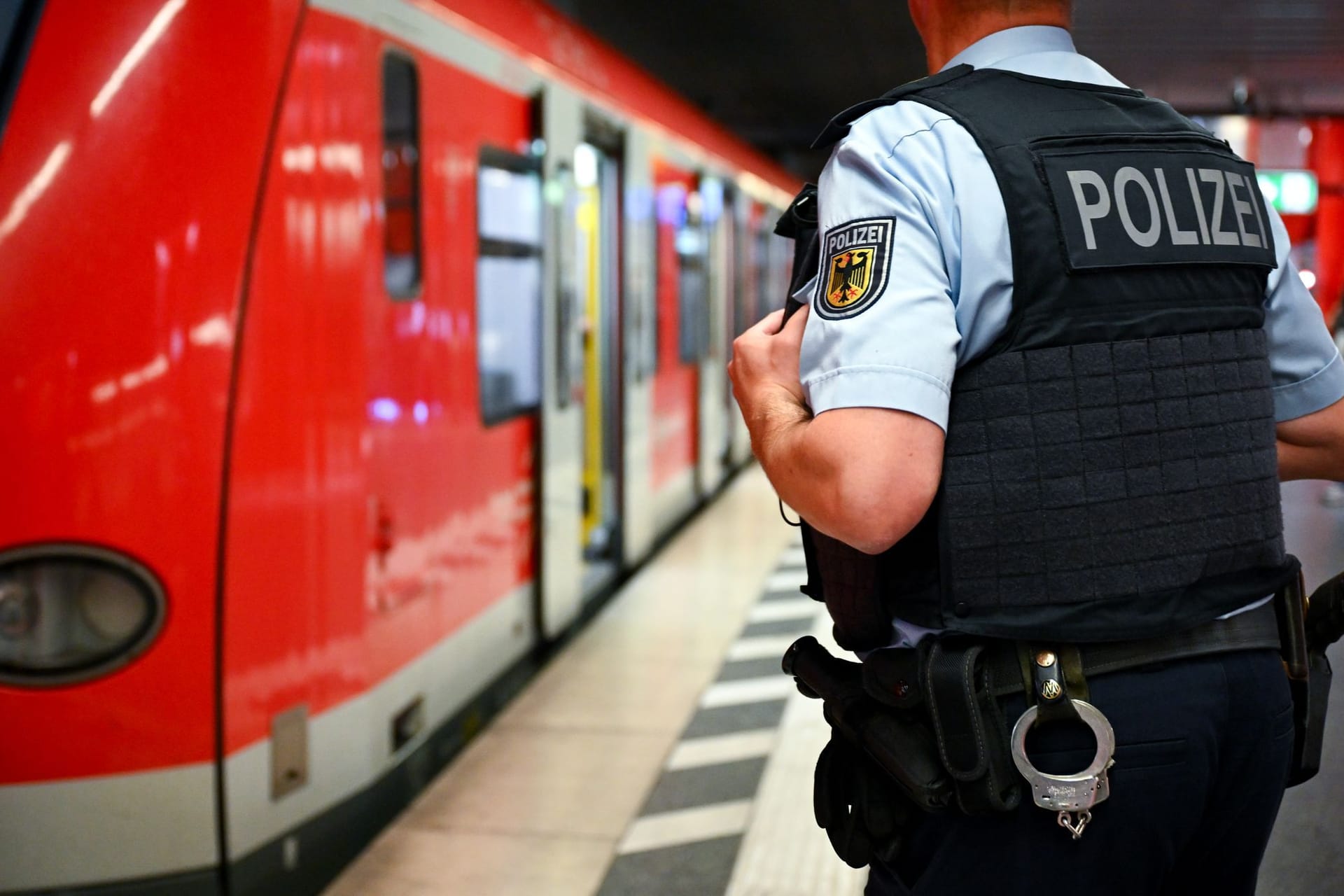 Bundespolizei am Münchner Hauptbhanhof